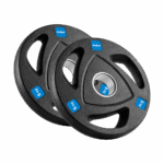 Liatinový olympijský set závažia pogumovaný 30kg (8x1,25kg + 4x2,5kg + 2x5kg), otvor 51mm, REBEL ACTIVE – Obrázok 2