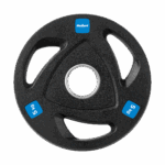 Liatinový olympijský set závažia pogumovaný 30kg (8x1,25kg + 4x2,5kg + 2x5kg), otvor 51mm, REBEL ACTIVE – Obrázok 8