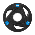 Liatinová súprava olympijského závažia pogumovaná 4x2,5kg, otvor 51mm, REBEL ACTIVE – Obrázok 3