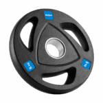 Liatinový olympijský set závažia pogumovaný 4x5kg, diera 51mm, REBEL ACTIVE – Obrázok 2