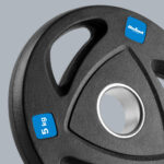 Liatinový olympijský set závažia pogumovaný 4x5kg, diera 51mm, REBEL ACTIVE – Obrázok 6