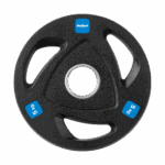 Liatinový olympijský set závažia pogumovaný 4x5kg, diera 51mm, REBEL ACTIVE – Obrázok 3