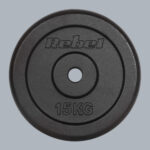 Liatinová súprava závažia 2x15kg, otvor 31mm, klasický tanier, REBEL ACTIVE – Obrázok 6