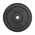 Liatinová súprava závažia 2x15kg, otvor 31mm, klasický tanier, REBEL ACTIVE – Obrázok 3