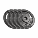 Liatinová súprava závažia 4x2,5kg, otvor 31mm, tanier s úchytmi, REBEL ACTIVE