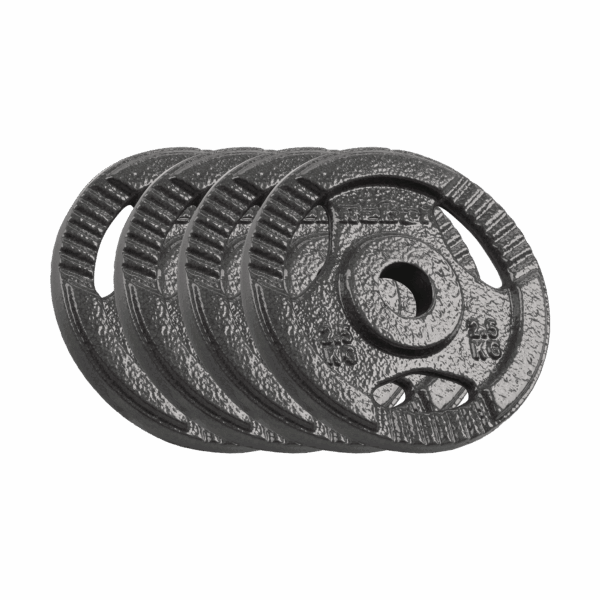 Liatinová súprava závažia 4x2,5kg, otvor 31mm, tanier s úchytmi, REBEL ACTIVE