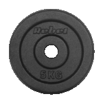 Liatinová súprava závažia 4x5kg, otvor 31mm, klasický tanier, REBEL ACTIVE – Obrázok 3