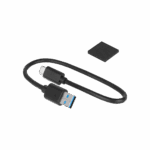 Kryt 2,5" disku SATA USB C 3.1 Rebel z hliníka – Obrázok 3