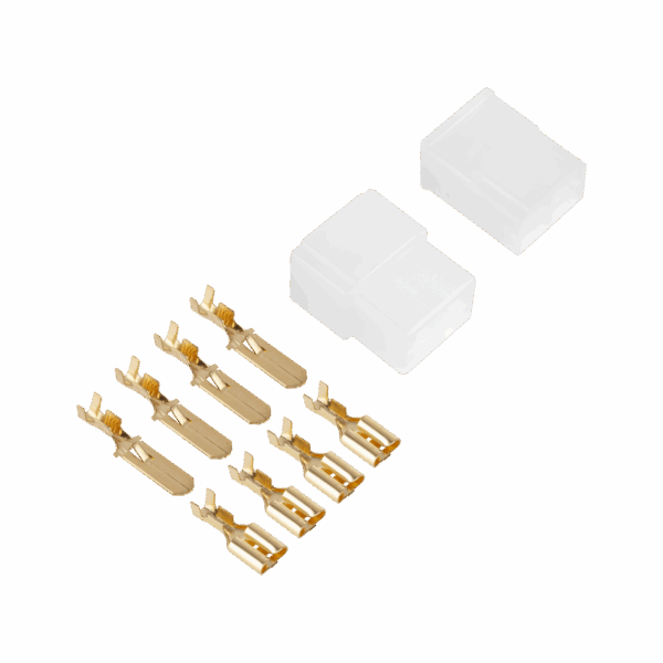 Kryt konektora 4kr zástrčka + zásuvka