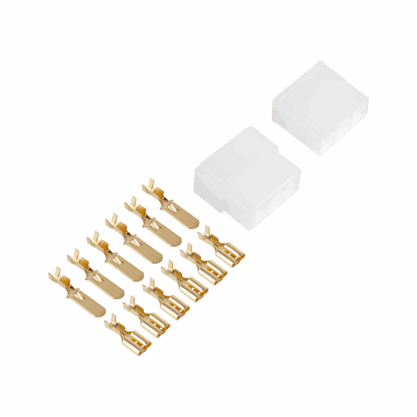 Kryt konektora 6kr zástrčka + zásuvka