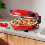 TEESA SUPREME + pec na pizzu, 1200 W, 32 cm, okienko, vyberateľný kameň, dvojité ovládanie ohrevu – Obrázok 6