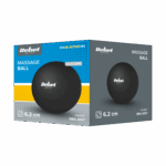 Masážna guľa 6,25cm, čierna, materiál silikón, REBEL ACTIVE – Obrázok 3