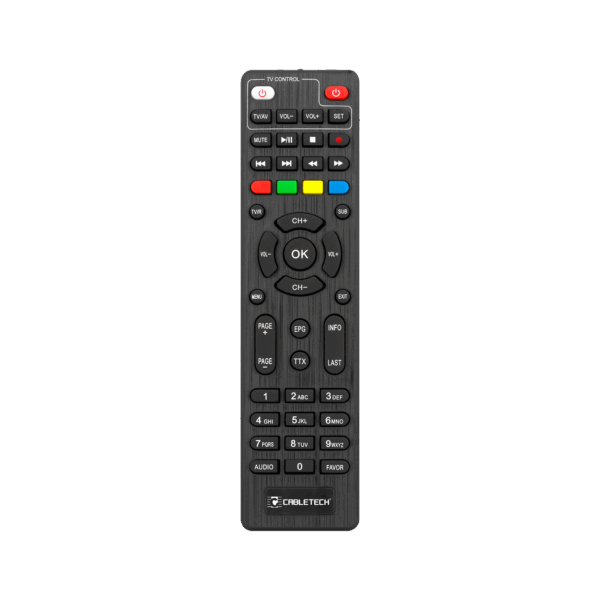 Diaľkové ovládanie pre tuner Cabletech URZ0336/URZ0336A/URZ0336B/URZ0337