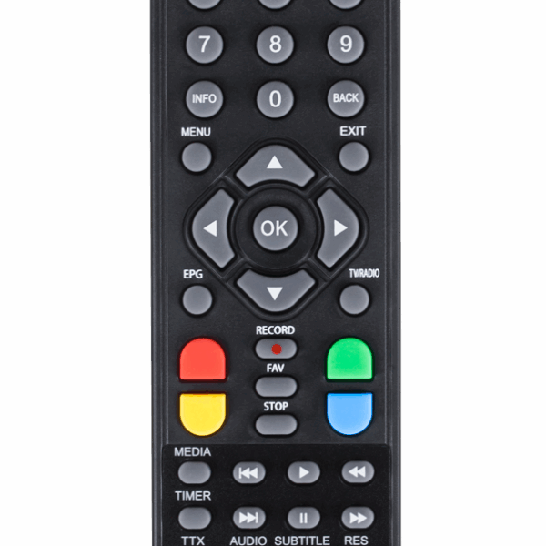 Diaľkové ovládanie pre DVB-T tunery Cabletech URZ0083Q a URZ0194