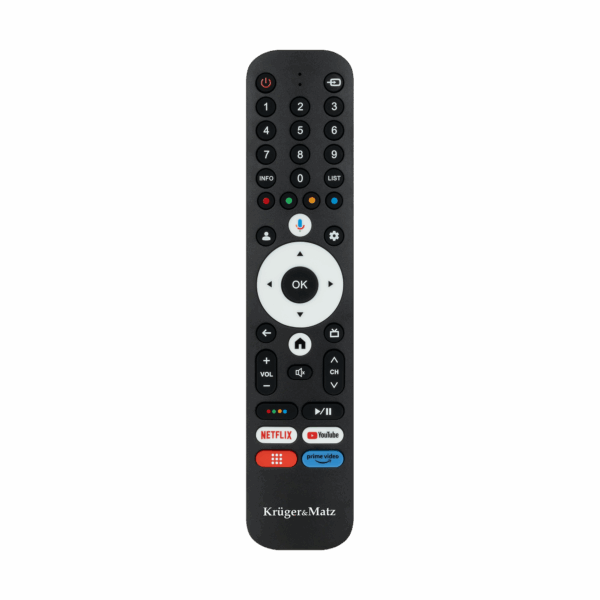 Kruger&Matz diaľkový ovládač Google TV s číselnými klávesmi