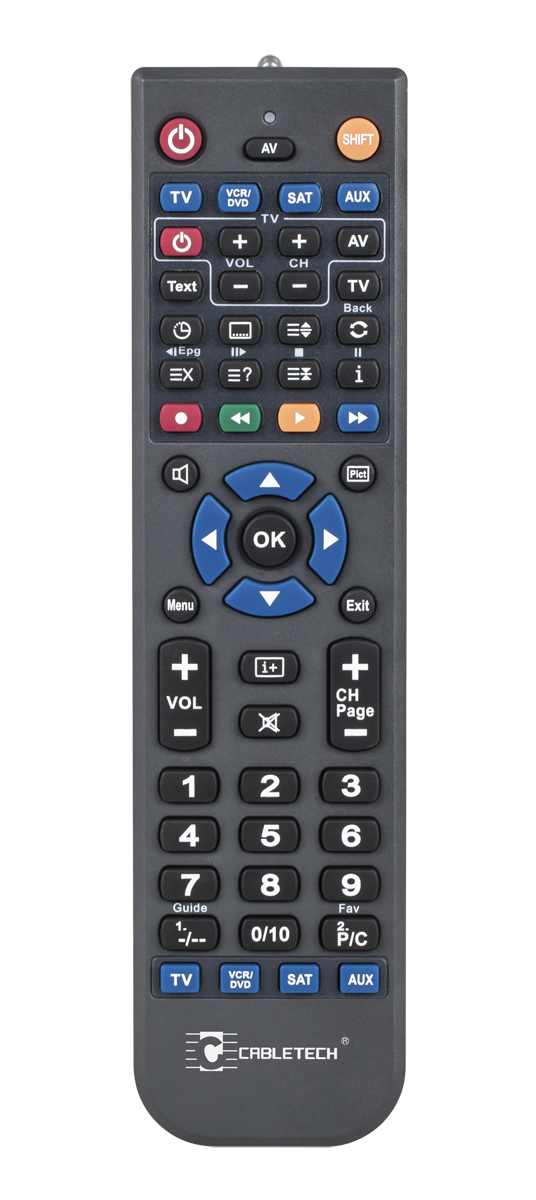 pilot-uniwersalny-programowalny-cabletech-4-in-1-dd344e9a583e4bac81727d96a9d470d2-9b04ed90 Univerzálny programovateľný diaľkový ovládač Cabletech 4 v 1 – Obrázok 1