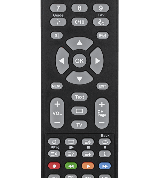 Univerzálny programovateľný diaľkový ovládač Cabletech 4 v 1