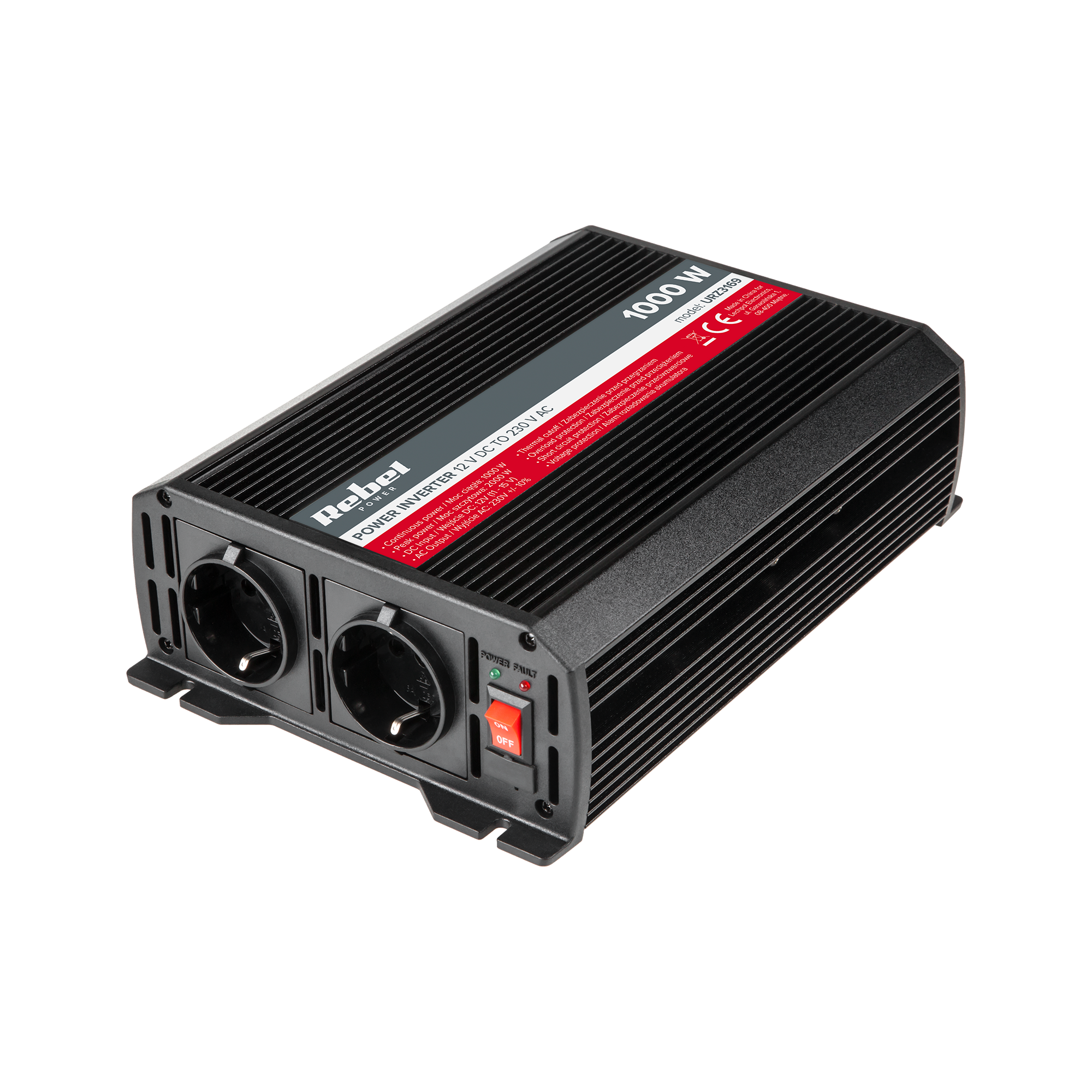 przetwornica-rebel-12v-230v-1000w-2-gniazda-typu-f-niemieckie-5322479eb5d847189a539c812ab03b1b-bd1a2f94 REBEL menič 12V/230V 1000W 2 zásuvky typu F: nem. – Obrázok 1