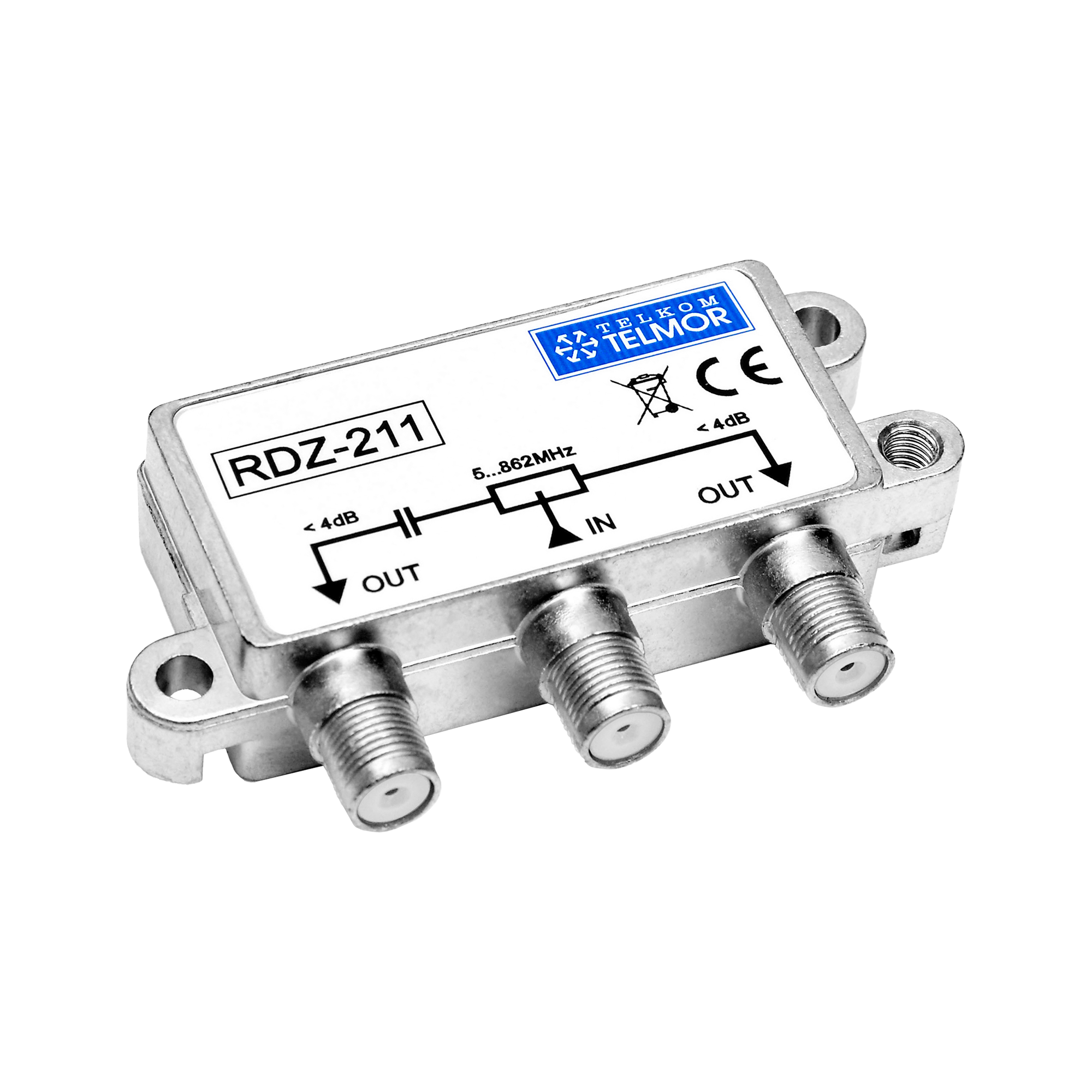 rdz-211-dwukrotny-zewnetrzny-rozgaleznik-rf-5-862-mhz-4-0-db-f-poziom-outdoor-telkom-telmor-d4fc13ceb24847b68e7572934a37573b-9b783bfd RDZ-211 Duálny vonkajší RF rozbočovač 5-862 MHz 4,0 dB F Level Outdoor TELKOM TELMOR – Obrázok 1