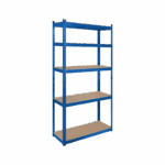 Kovový skladový regál 180x90x40 modrý Rebel