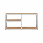 Kovový úložný regál 180x90x40 strieborný Rebel – Obrázok 5