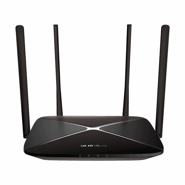ROUTER AC12G, bezdrôtový, dvojpásmový, 300/867 Mbps, 802.11ac/n, 1WAN/3LAN GB, 4 antény / MERCUSYS