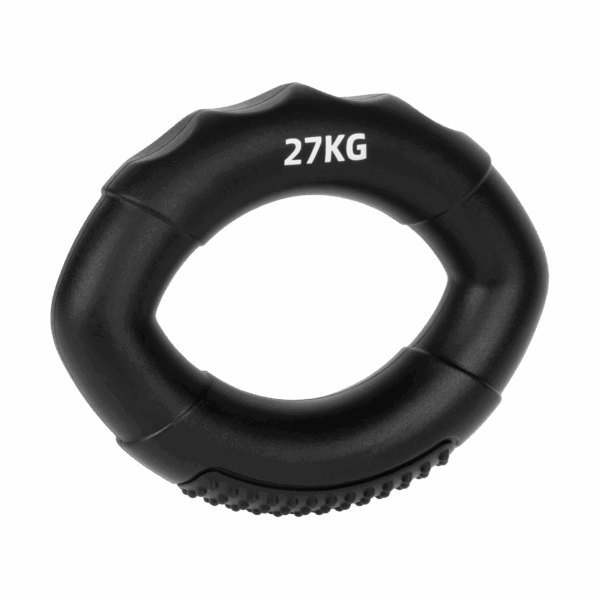 Silikónové chápadlo na rehabilitáciu rúk, 0 - 27 kg, čierne, REBEL ACTIVE