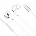 Kruger&Matz C1 USB-C slúchadlá do uší s mikrofónom biela