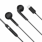 Kruger&Matz C2 USB-C slúchadlá do uší s mikrofónom čierne