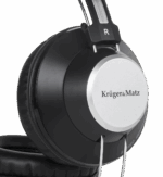 Kruger&Matz Soul káblové slúchadlá na uši, čierne – Obrázok 2