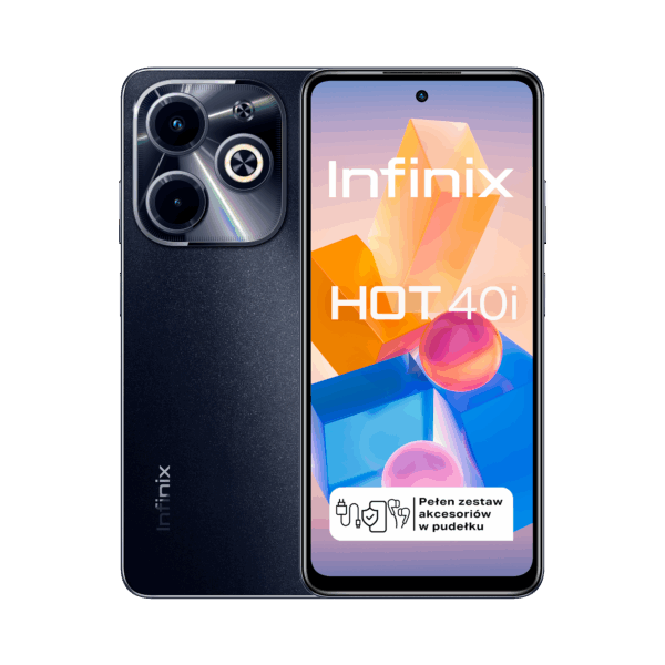 Smartfón INFINIX Hot 40i Black 8/256GB