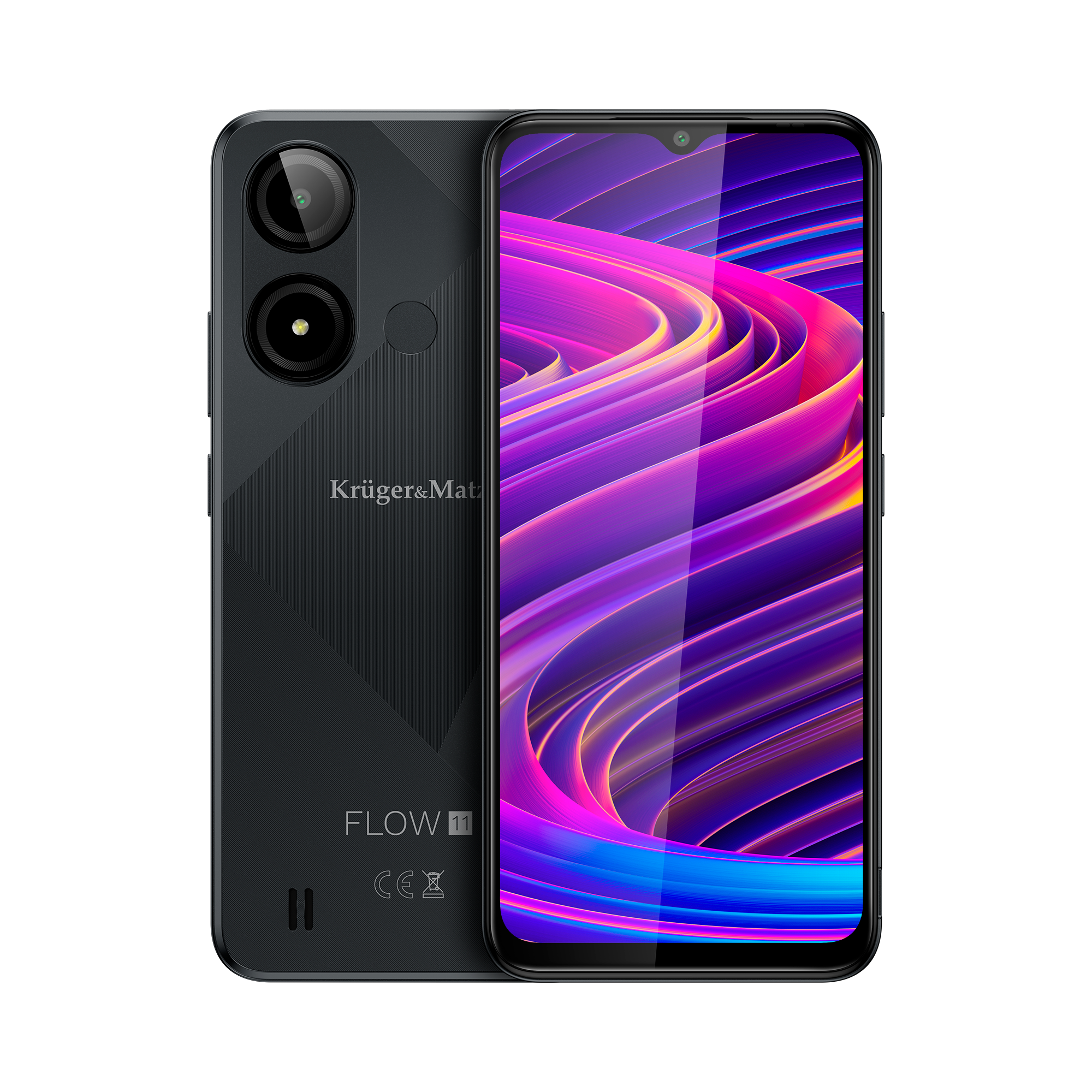 smartfon-kruger-matz-flow-11-black-ce1b8e10fab54883b3931a69b2b9f84b-34665dc2 Čierny smartfón Kruger&Matz FLOW 11 – Obrázok 1