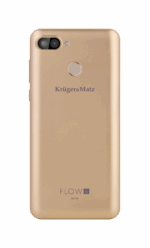 Smartfón Kruger&Matz FLOW 6 zlatý – Obrázok 4