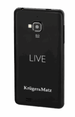 Čierny smartfón Kruger&Matz LIVE – Obrázok 3