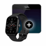 Inteligentné hodinky Amazfit GTS 4 Black + inteligentná stupnica