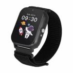Inteligentné hodinky Garett Kids Tech 4G, čierny suchý zips