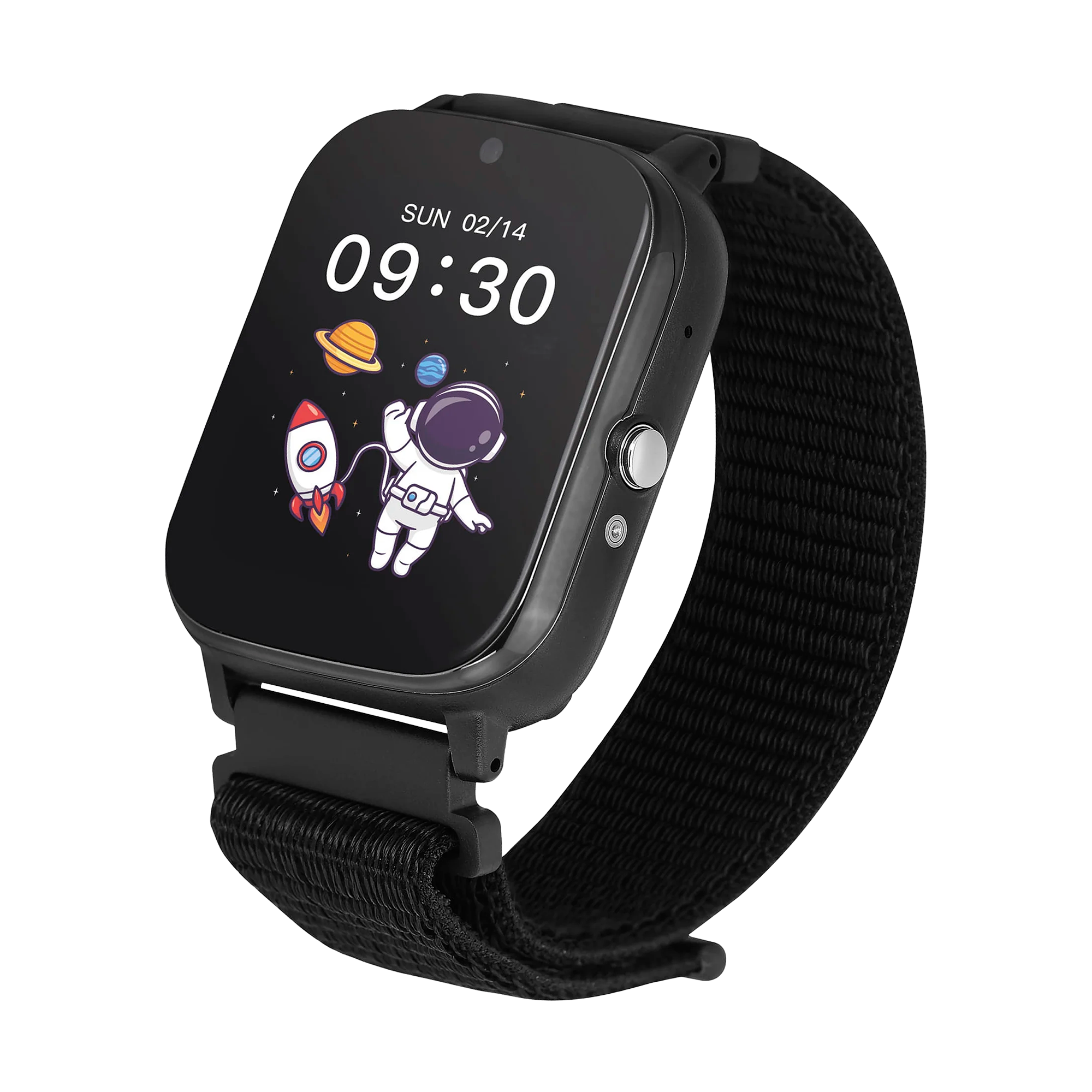 smartwatch-garett-kids-tech-4g-czarny-velcro-1da860b7e3344af8a0b41c759a54fa72-ebe5eb17 Inteligentné hodinky Garett Kids Tech 4G, čierny suchý zips – Obrázok 1