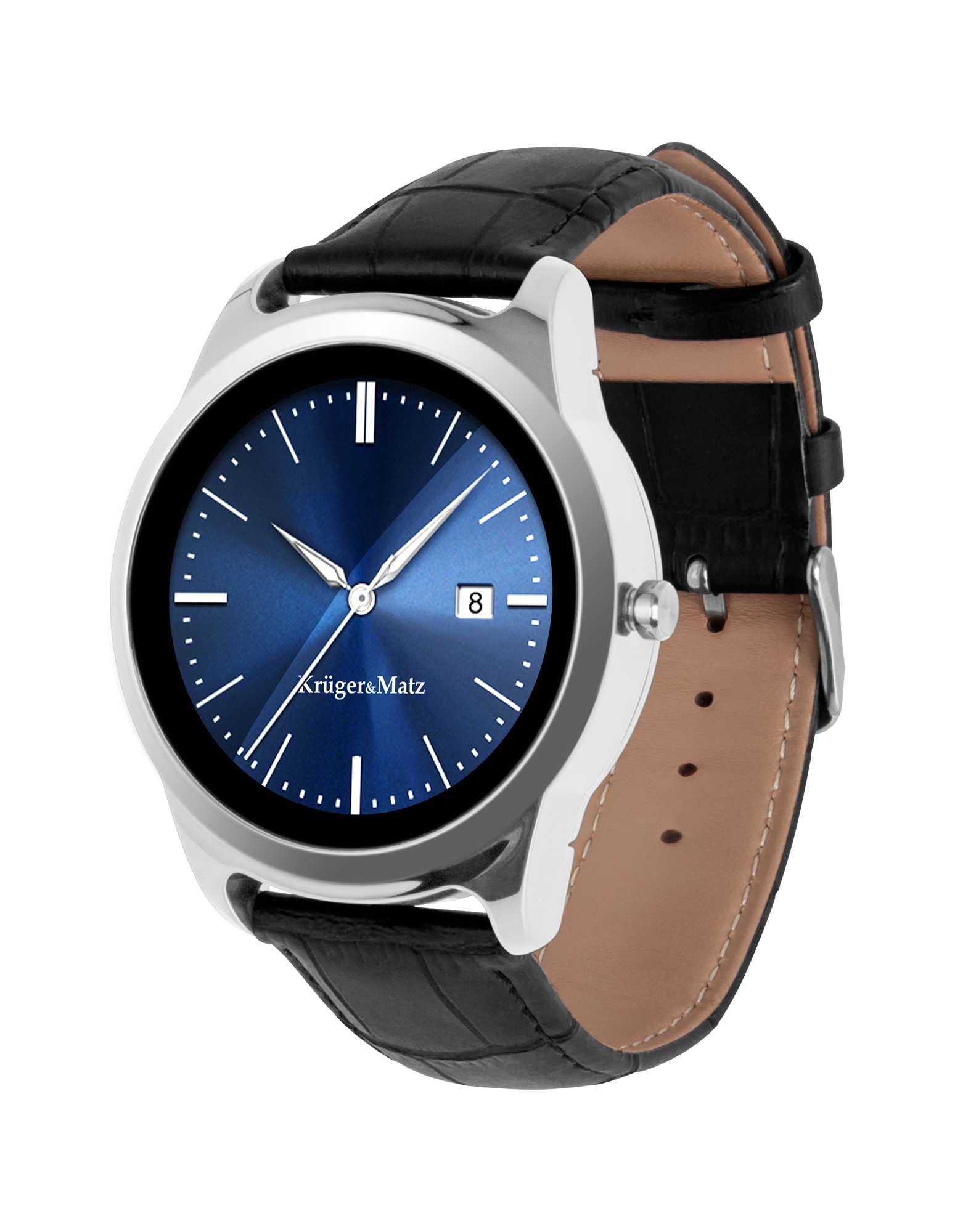 smartwatch-kruger-matz-style-2-srebrny-25cf972c6612474887d5a9b0eed86503-1fe7733e Inteligentné hodinky Kruger&Matz Style 2 strieborné – Obrázok 1