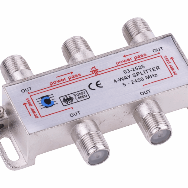Splitter 4-cestný 5-2450MHz