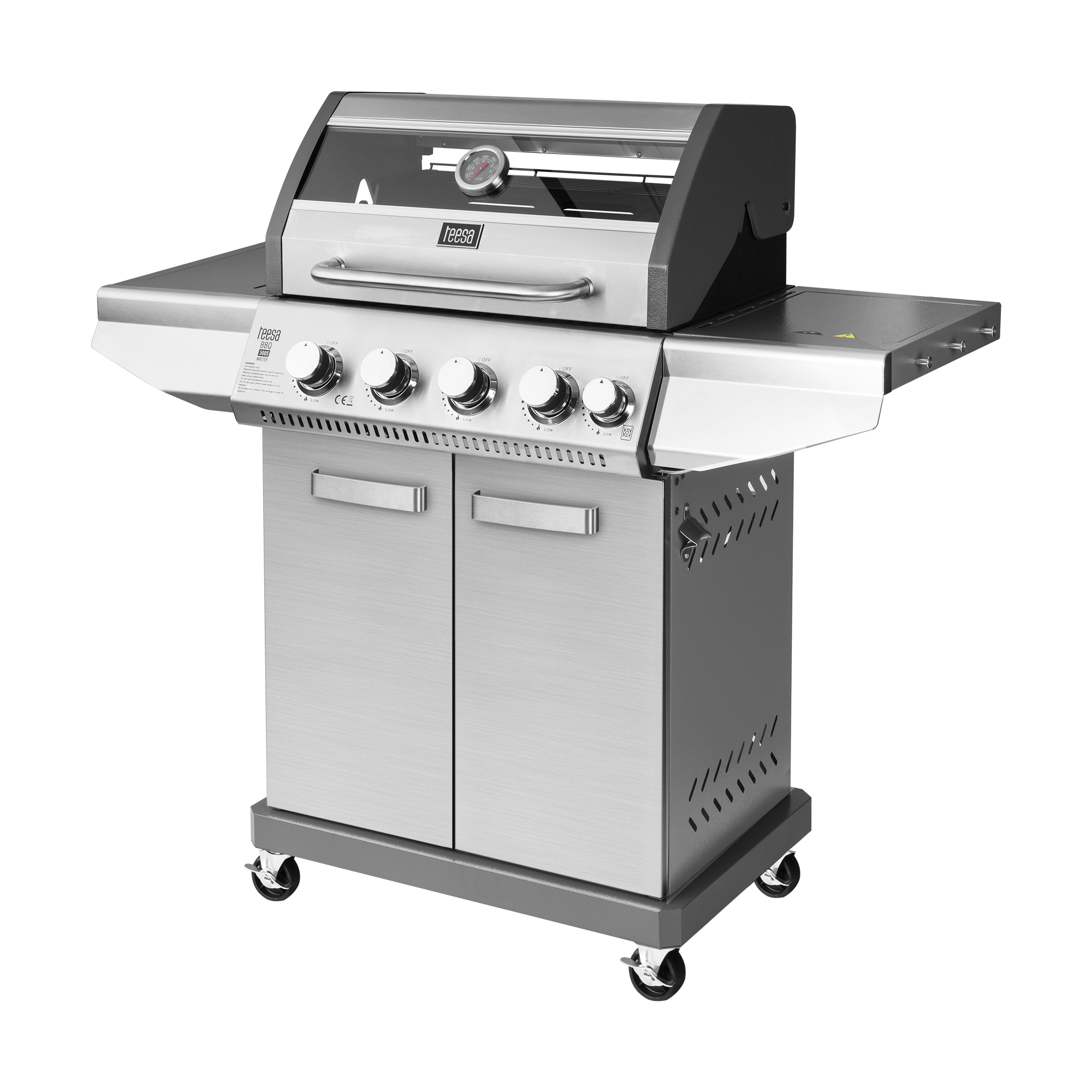 teesa-bbq-5005-master-grill-gazowy-5-palnikow-miejsce-na-butle-18ddeb6cb11943928a3029c6de69c12e-fe7f2a14 Plynový gril Teesa BBQ 5005 MASTER - 5 horákov - priestor pre valec – Obrázok 1