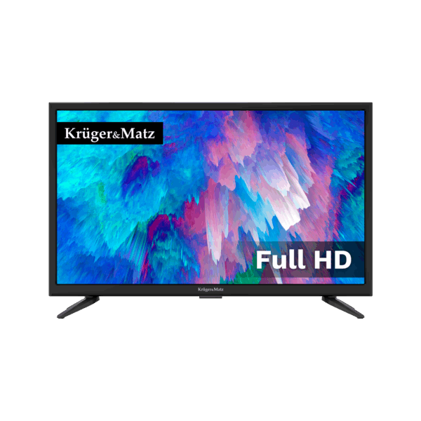 Kruger & Matz 22" TV FHD DVB-T2 H.265 230/12V