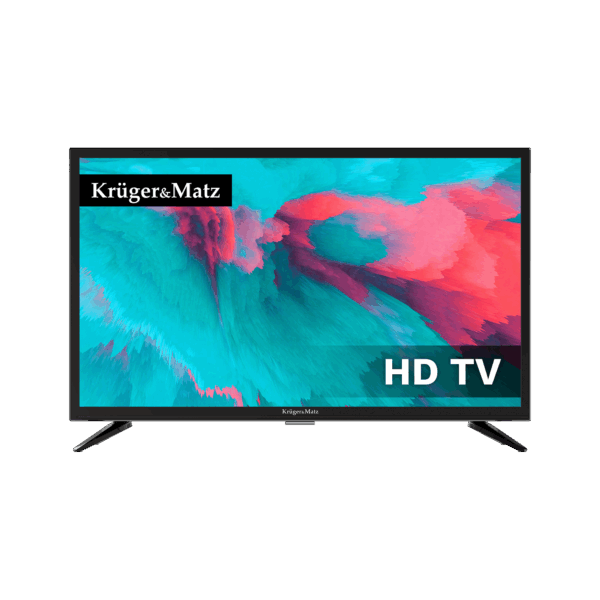 Kruger&Matz 24" Televízor HD DVB-T2 H.265 HEVC 230/12V