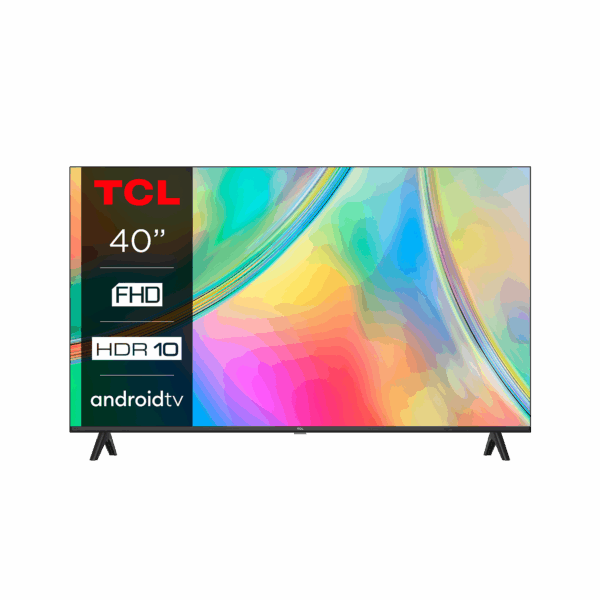 TCL 40" TV FHD AndroidTV DVB-T2/C/S2 H.265 HEVC bez rámu