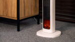 Stĺpový ventilátorový ohrievač PTC Teesa s funkciou imitácie krbu. – Obrázok 7