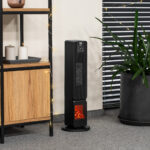 PTC Teesa stĺpový ventilátorový ohrievač s imitáciou krbu (800/2000W) – Obrázok 8