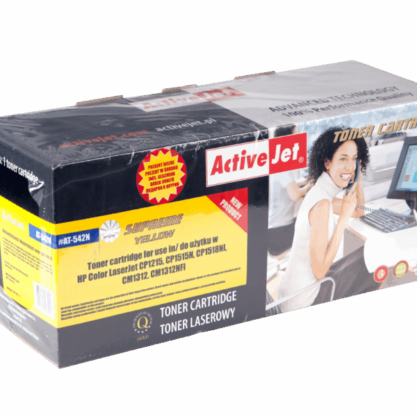 ActiveJet TONER pre laserovú tlačiareň HP (125A CB542A) žltý