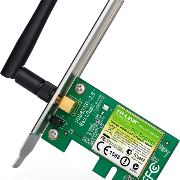 Karta WiFi TP-LINK TL-WN781ND, PCI-E, Atheros, RPSMA, 150 Mbps
