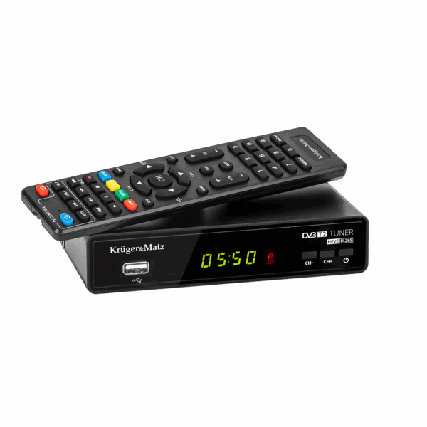 DVB-T2 H.265 HEVC tuner Kruger&Matz