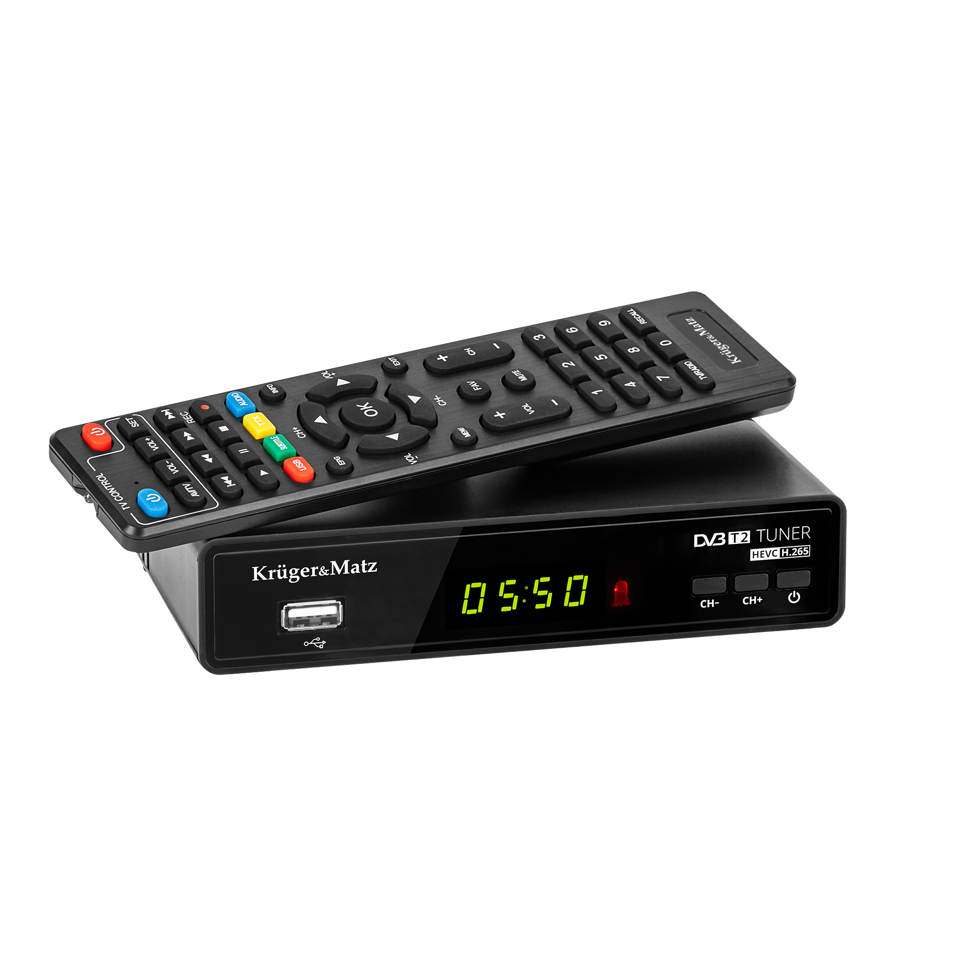 tuner-dvb-t2-h-265-hevc-kruger-matz-7400ce5dd2914f66afe8c41a46064c44-2855630a DVB-T2 H.265 HEVC tuner Kruger&Matz – Obrázok 1