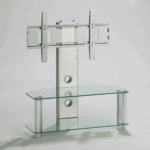 Držiak LCD/Plazma stojan strieborný univerzálny do 50kg/50"